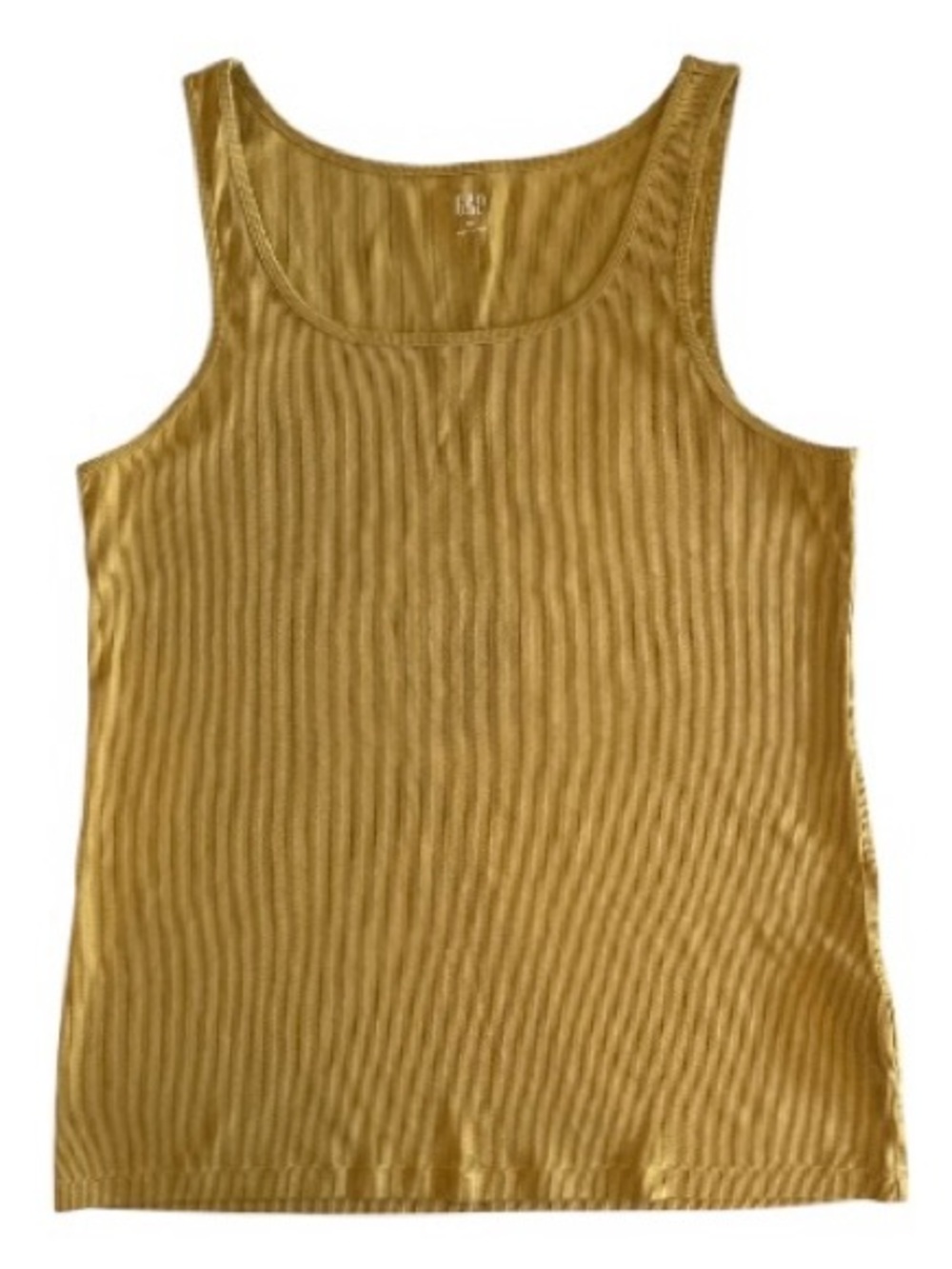NWOT | GAP | Mustard Yellow Ribbed Tank Top | Size XXL